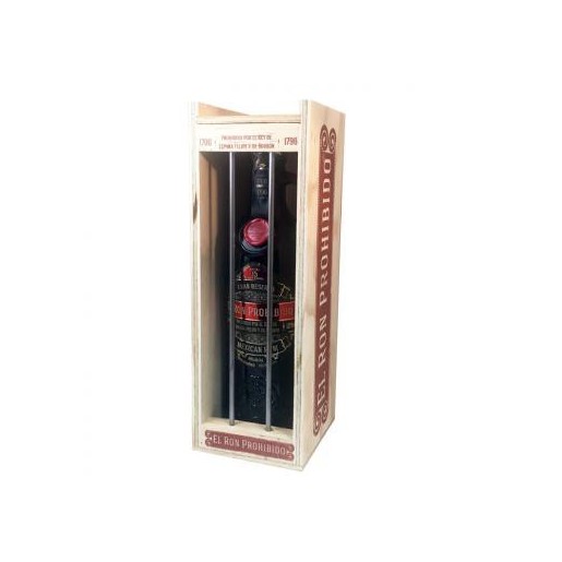 Coffret EL RON PROHIBIDO 15 ans 70cl