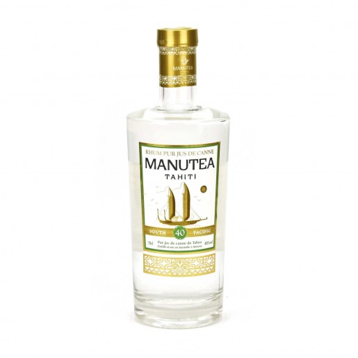 Rhum pur jus de canne MANUTEA Tahiti 70cl