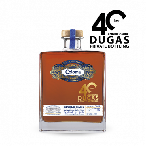 Coloma Single cask 2007 PVB 40 ans DUGAS 70cl