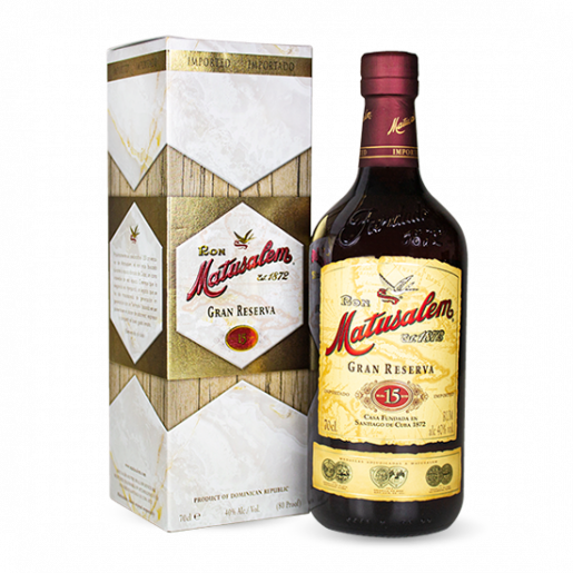 Rhum Matusalem Gran Reserva 15 ans 40%vol. 70cl