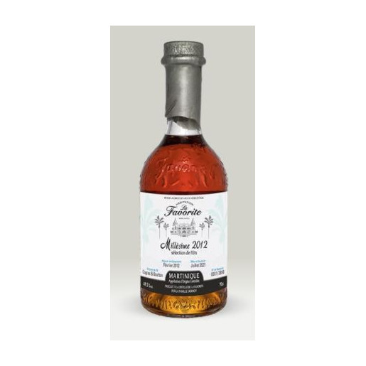 Rhum La Favorite Cuvée 2012 70cl 49.3°