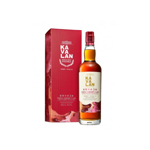 Whisky Kavalan Triple Sherry Cask Single Malt Taiwan 40°  70cl