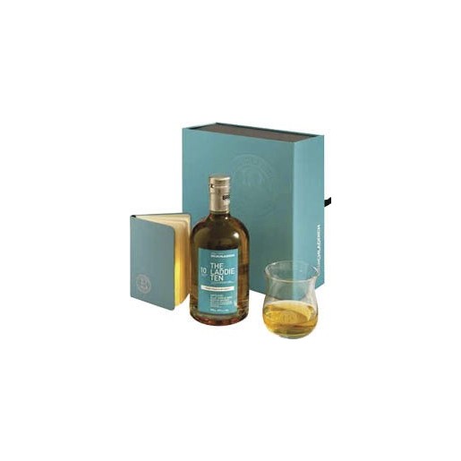 Coffret Bruichladdich 10ans Laddie Ten + Carnet + Verre