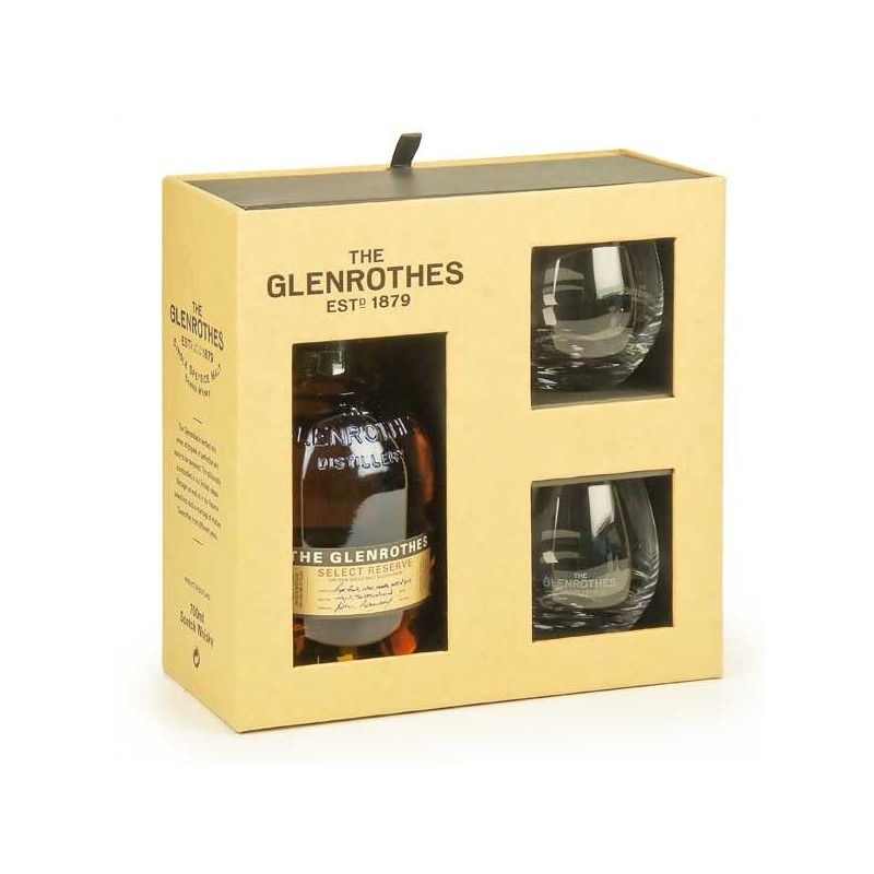 Coffret Glenrothes Select Reserve + 2 verres