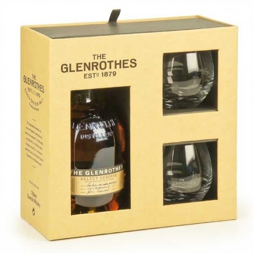 Coffret Glenrothes Select Reserve + 2 verres