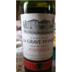 Château La Grave Peynet Cuvée Marion Belle Bordeaux Rouge 75cl 13.5%vol