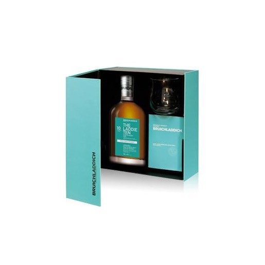 Coffret Bruichladdich 10ans Laddie Ten + Carnet + Verre