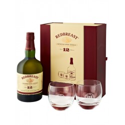 Coffret Redbreast 12 ans Single Pot 70cl + 2 verres