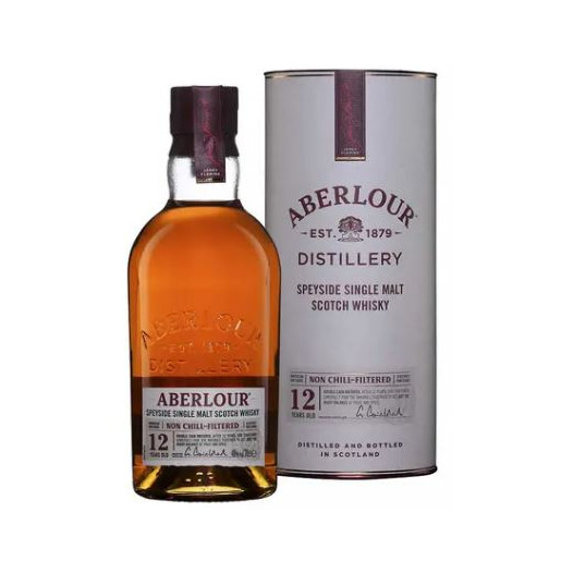 Whisky Aberlour 12 ans no chill speyside single malt scotch 48%vol 70cl