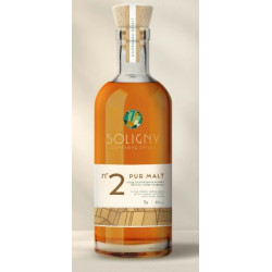 Eau de vie de malt Le Chant du Coq num 2 Soligny les Etangs 70cl 46%Vol