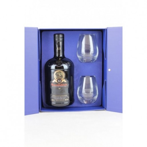 Coffret Bunnahabain 12 ans + 2 verres