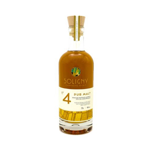 Eau de vie de malt Le Chant du Coq num 4 Soligny les Etangs 70cl 46%Vol