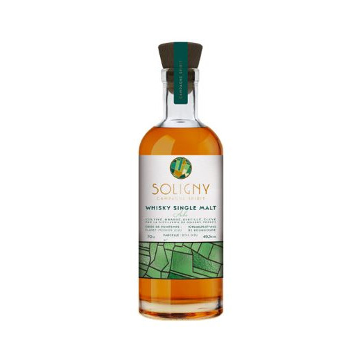 Whisky Single malt Aube Soligny les Etangs 70cl 49.5%Vol