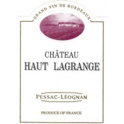 Chateau Haut Lagrange Pessac-Léognan 2011