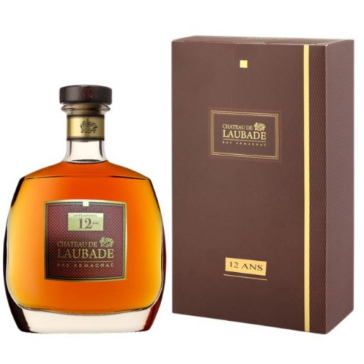 Carafe  Intemporel 12 ans Bas Armagnac Château de Laubade 40° 70cl