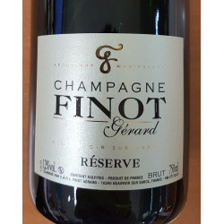 Champagne Gérard Finot Brut Réserve bouteille 75cl