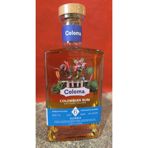 COLOMA RHUM 6 ANS Alégria 70CL  40°