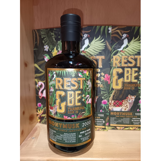 Rhum Rest & Be Thankful Monymusk 21 ans 2000 59.4% 70cl