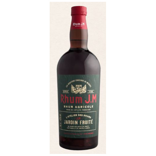 Rhum J.M rhum Agricole des Antilles Françaises Jardin fruité 70cl. 42%vol.