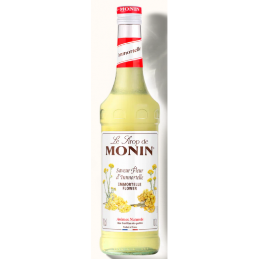 Sirop Monin saveur Fleur Immortelle 70 cl