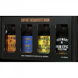 Coffret Découverte Rhum ROSEMONT 4x20cl