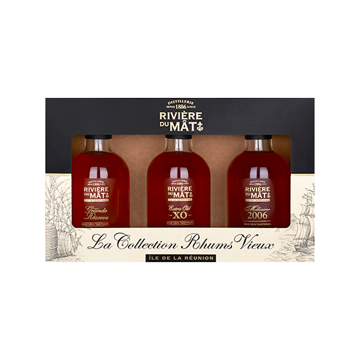 Coffret Rhum Rivière du Mât 3x20cl