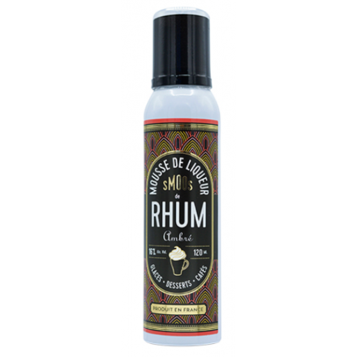 Mousse de liqueur Rhum ambré SMOOS 16% vol. 120ml