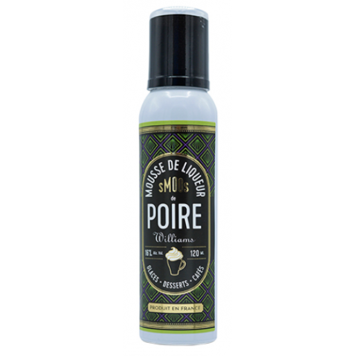 Mousse de liqueur de Poire Williams SMOOS 16% vol. 120ml