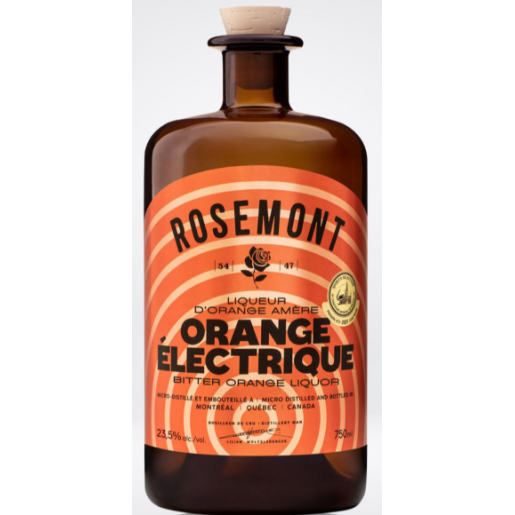 Liqueur d'Orange amère Orange électrique Rosemont 23.5%vol. 70cl