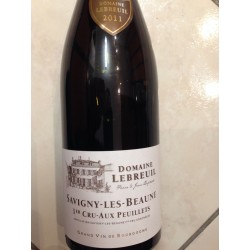 Savigny les Beaune 1er Cru Aux Peuillets Domaine Lebreuil 2012.