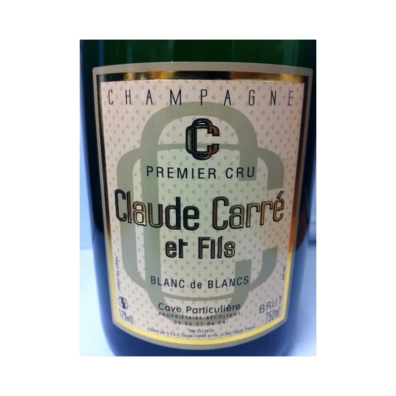 Magnum Champagne Claude Carré 1er Cru Blanc de Blancs 150cl