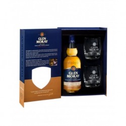 Coffret Glen Moray Chardonnay + 2 verres