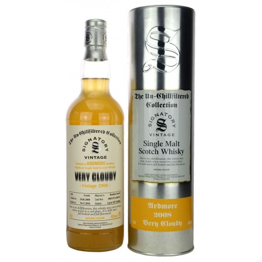 Ardmore Signatory Vintage 2008 Very Cloudy 70cl