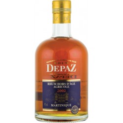 Rhum de la Martinique DEPAZ Millésime 2002 70cl