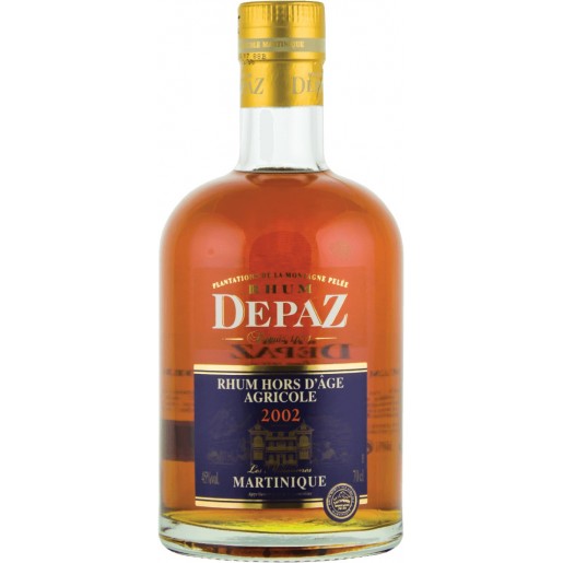 Rhum de la Martinique DEPAZ Millésime 2002 70cl